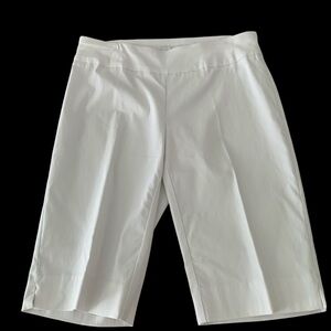 New Directions Crisp White Women's Bermudas